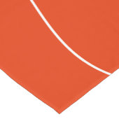 Moderner Orange-Branding-Erntedank Kurzer Tischläufer (Ecke)