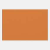 Moderner Orange Herbst Geschenkpapier Set (Vorderseite 2)