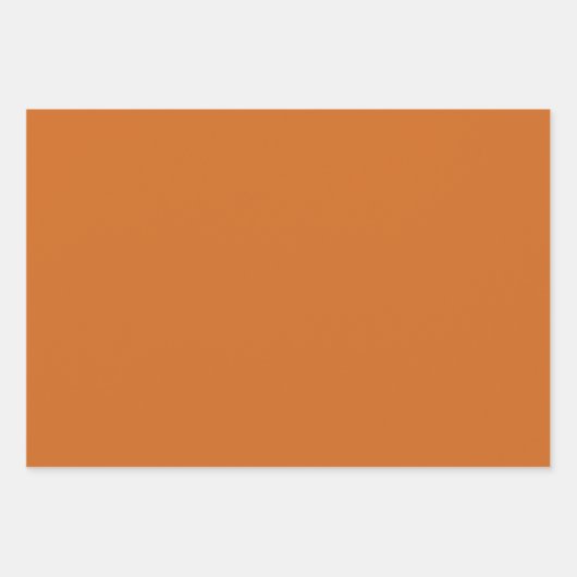 Moderner Orange Herbst Geschenkpapier Set (Vorderseite 2)