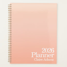 Moderner Orange Ombre Planer