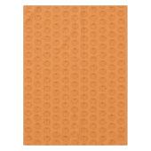 Moderner Orange Pumpkin Pattern Erntedank Tischdecke (Vorderseite)