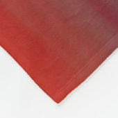 Moderner orangefarbener Gitarrist Name Watercolor Fleecedecke (Ecke)