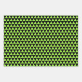 Moderner, orangefarbener, individueller Text Geschenkpapier Set (Vorderseite 2)