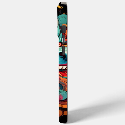 Moderner Orientalischer Drache Majestät Case-Mate iPhone Hülle (Rückseite / Links)