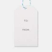 Moderner Ostersonntag | Frohe Ostern Geschenkanhänger (Rückseite)