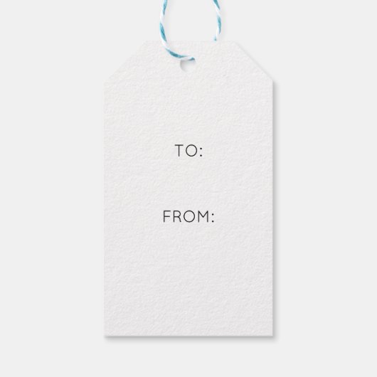 Moderner Ostersonntag | Frohe Ostern Geschenkanhänger (Rückseite)