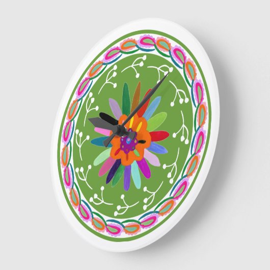 Moderner Otomi Entwurf Große Wanduhr (Winkel)