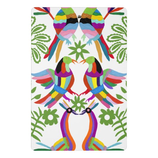 Moderner Otomi Entwurf III Mini Klemmbrett (Rückseite)