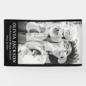 Moderner Overlay Letter GRAD Foto Abschluss Banner (Horizontal)