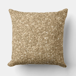 Moderner Pail Gold Glitzer Textur Kissen
