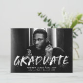 Moderner Paint Spritzer Foto Abschluss Ankündigung (Stehend Vorderseite)