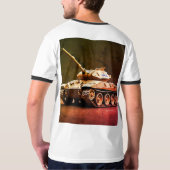 Moderner Panzer für bewaffnete Kämpfe T-Shirt (Schwarz voll)