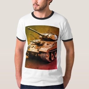 Moderner Panzer für bewaffnete Kämpfe T-Shirt