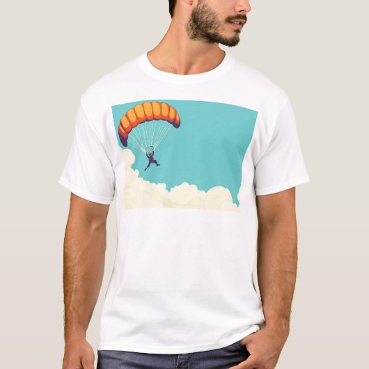 Moderner Parachuter Men-T - Shirt (Vorderseite)