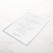 Moderner Parteiführer Folieneinladung (Gedreht)