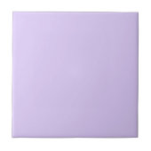 Moderner Pastel Solid Color Soft Lavendel Fliese (Vorderseite)