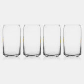 Moderner Pastell Citrus Lemons Muster Individuelle Dosenglas (Rechts)