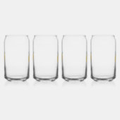 Moderner Pastell Citrus Lemons Muster Individuelle Dosenglas (Links)