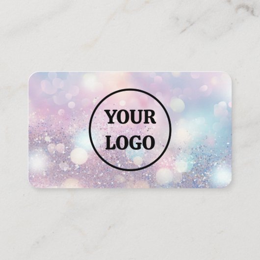 Moderner, pastellrosa, hellbrauner QR-Code Visitenkarte (Rückseite)