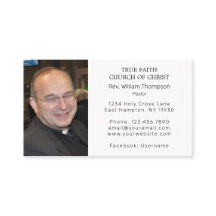 Moderner Pastor Foto Religiöse Kirche