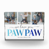 Moderner Pawpaw-Foto Fotoblock (Vorderseite)