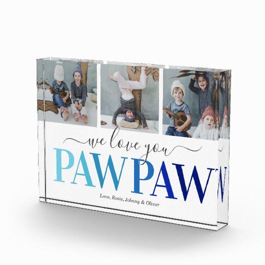 Moderner Pawpaw-Foto Fotoblock (Rechts)