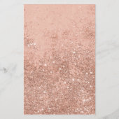 Moderner Peach Glow Salon Flyer (Hinten)