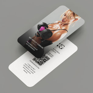 Moderner Personal Trainer Fitness Wellness Coach Visitenkarte