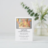 Moderner Personal Trainer für saubere Körperernähr Visitenkarte (Stehend Vorderseite)