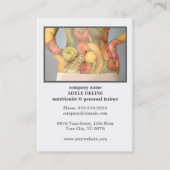 Moderner Personal Trainer für saubere Körperernähr Visitenkarte (Vorderseite)