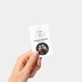 Moderner Personalausweis | Minimalistischer Geschä Ausweis (Handheld)