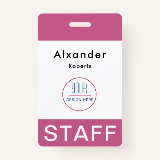 Moderner Personalausweis | Minimalistischer Untern Ausweis (Vorderseite)