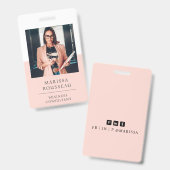 Moderner Personalausweis | Minimalistischer Untern Ausweis (Vorder- & Rückseite)