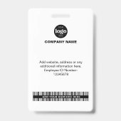 Moderner Personalausweis | Strichcode für das Logo Ausweis (Rückseite)