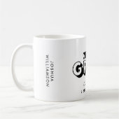 Moderner Personalisierter Abschluss Kaffeetasse (Links)