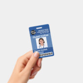 Moderner Personalisierter Arzt Assistenzausweis Ausweis (Handheld)