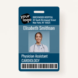 Moderner Personalisierter Arzt Assistenzausweis Ausweis