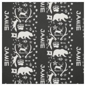 Moderner Personalisierter Bärenfoxenzimmer Stoff (Muster)