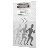 Moderner Personalisierter Beruflicher Personal Tra Klemmbrett (Links)