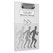 Moderner Personalisierter Beruflicher Personal Tra Klemmbrett (Rechts)