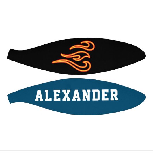 Moderner Personalisierter Blauer und Schwarzer Jun Mini Basketball (Panele)