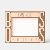 Moderner Personalisierter Boss Geätzte Rahmen (Vorderseite)