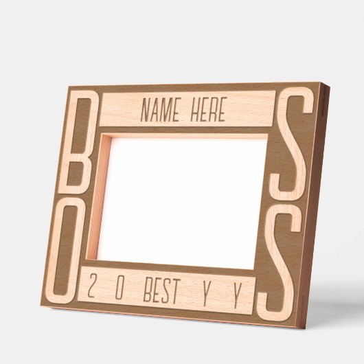 Moderner Personalisierter Boss Geätzte Rahmen (Links)