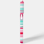 Moderner Personalisierter Cyan Magenta-Name Case-Mate iPhone Hülle (Rückseite / Rechts)