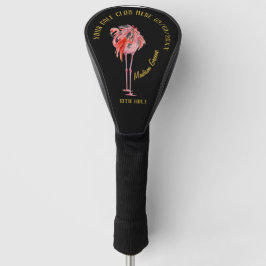 Moderner Personalisierter Flamingo Golf Head Cover Headcover