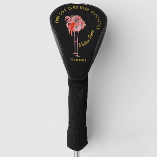 Moderner Personalisierter Flamingo Golf Head Cover Headcover