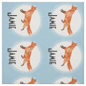 Moderner Personalisierter Fox Stoff (Muster)