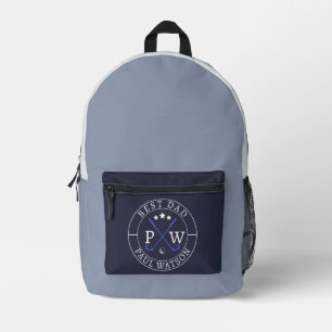 Moderner Personalisierter Golfspieler Name Best Va Bedruckter Rucksack