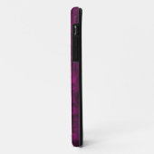 Moderner Personalisierter Lila Marmor Case-Mate iPhone Hülle (Hinten/Links)