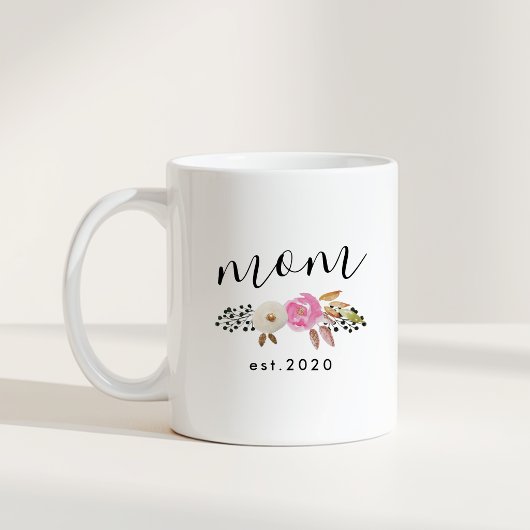 Moderner Personalisierter Muttertag der Blumen Kaffeetasse